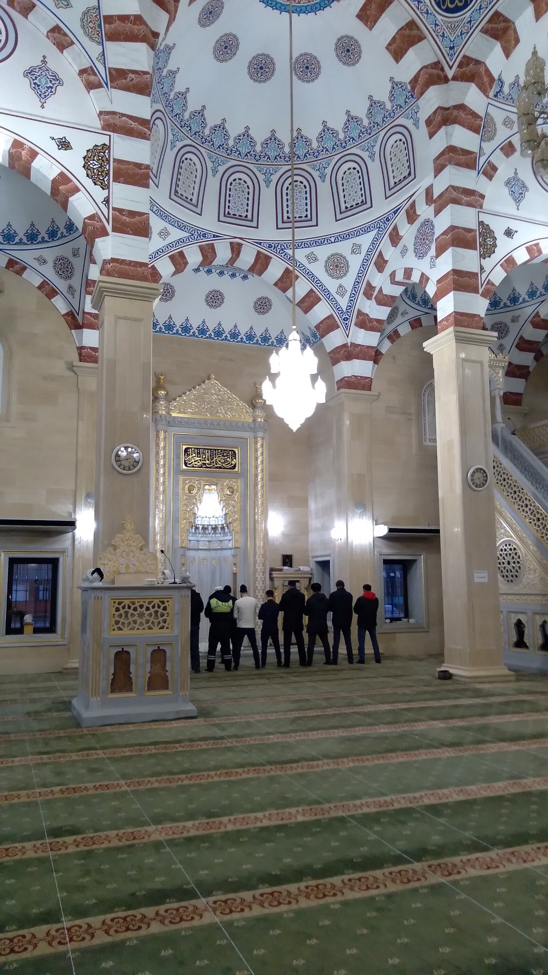 The mosque interior